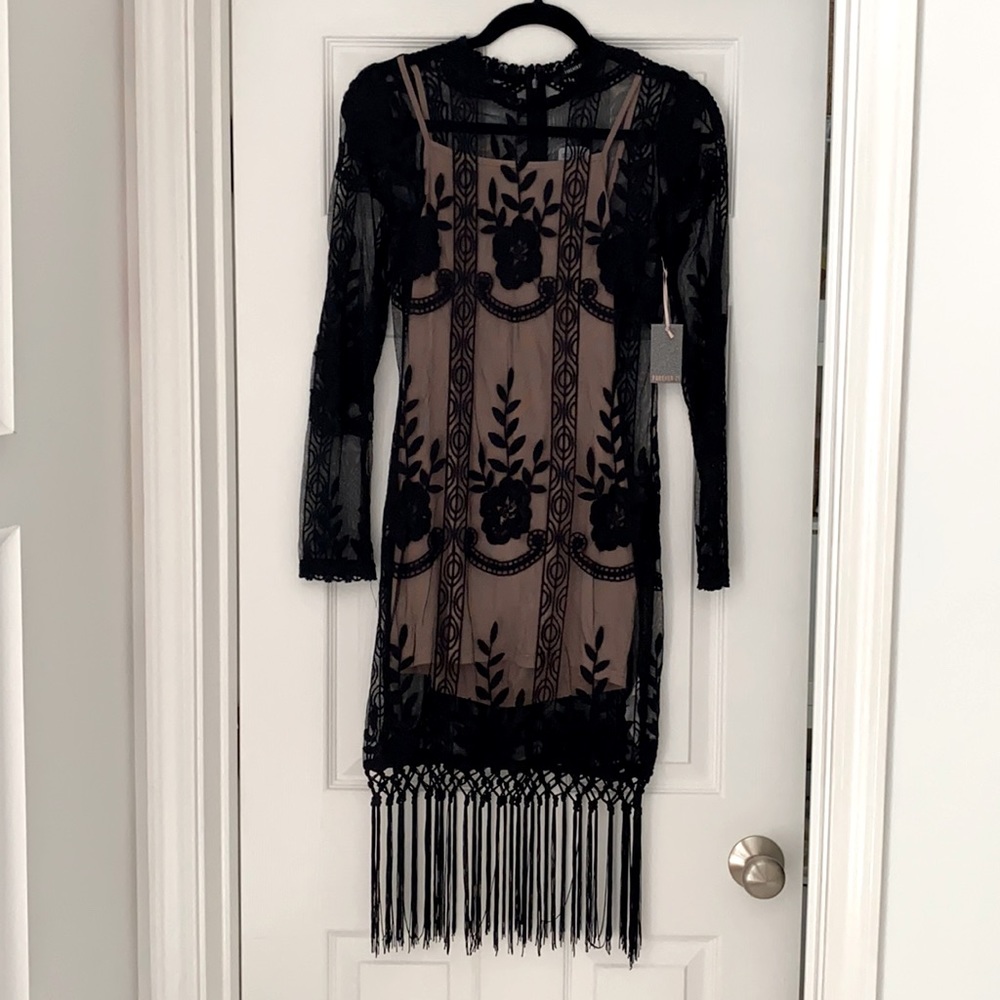 Brand New Illusion lace dress